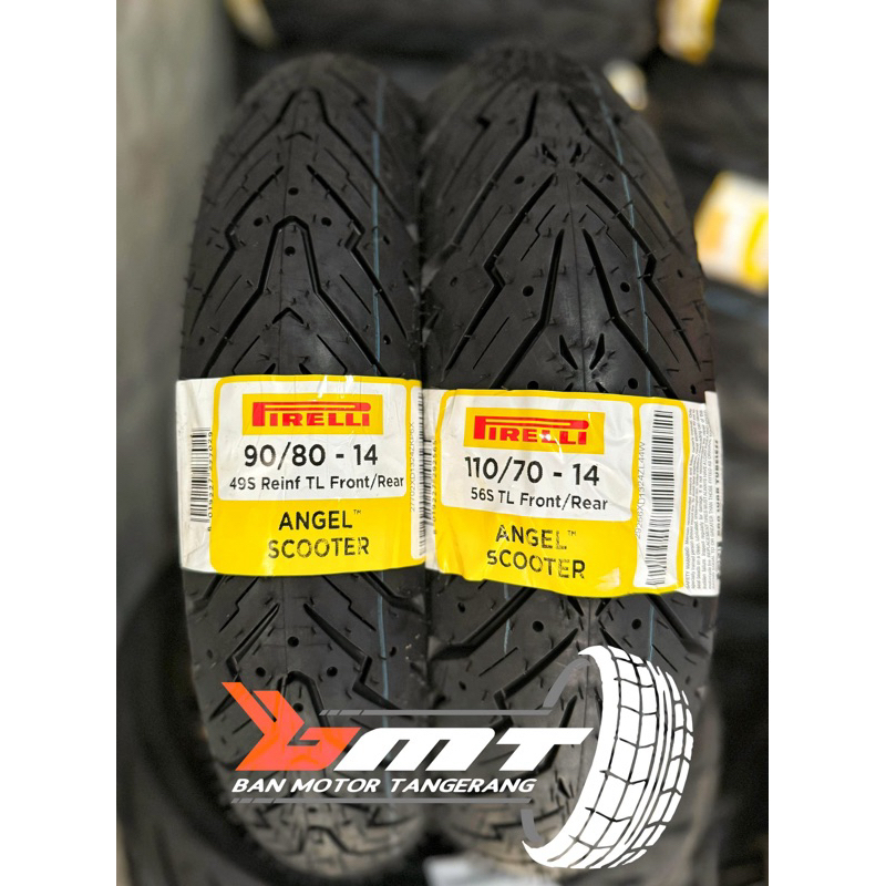 Paket Pirelli Angel Scooter ukuran 90/80-14 & 110/70-14