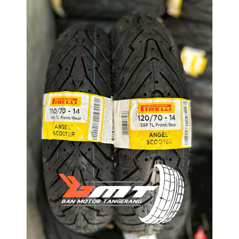 Paket Pirelli Angel Scooter ukuran 110/70-14 & 120/70-14