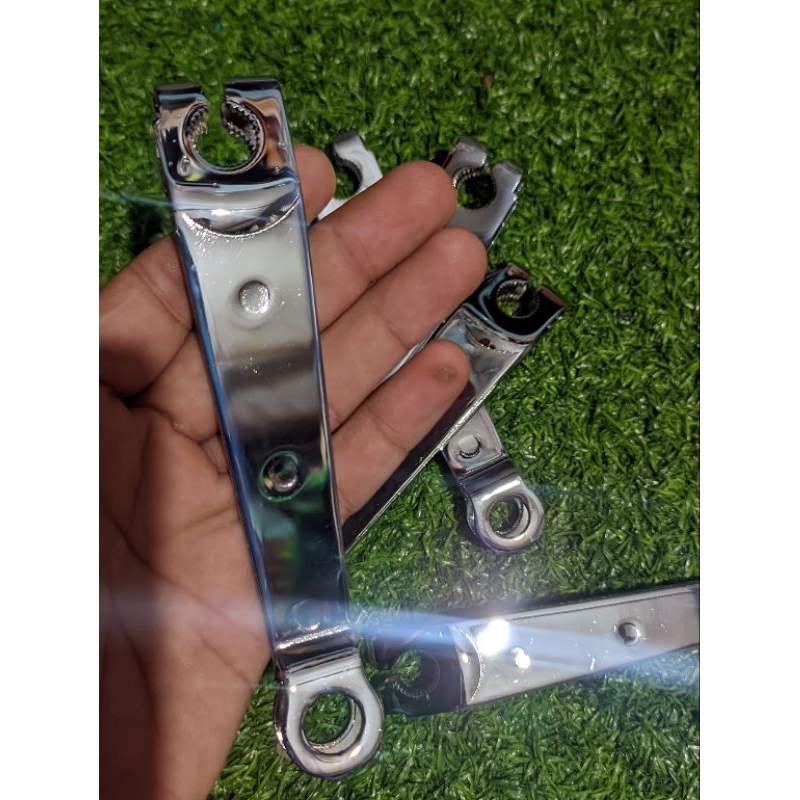 PAHA REM BYSON ORIGINAL CHROME PNP UNTUK FIZR F1ZR RX KING DAN MOR LAIN