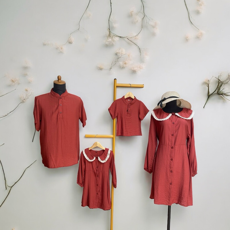 Unik Tunik Elora Couple Ibu Dan Anak Tunik Renda Pololinen Baju Pasangan Ibu Dan Anak Baju Kembar