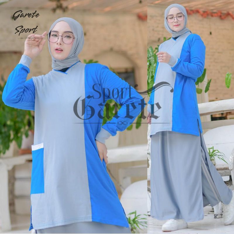 STELAN OLAHRAGA ROK CELANA SYAR'I DEWASA WANITA MUSLIMAH