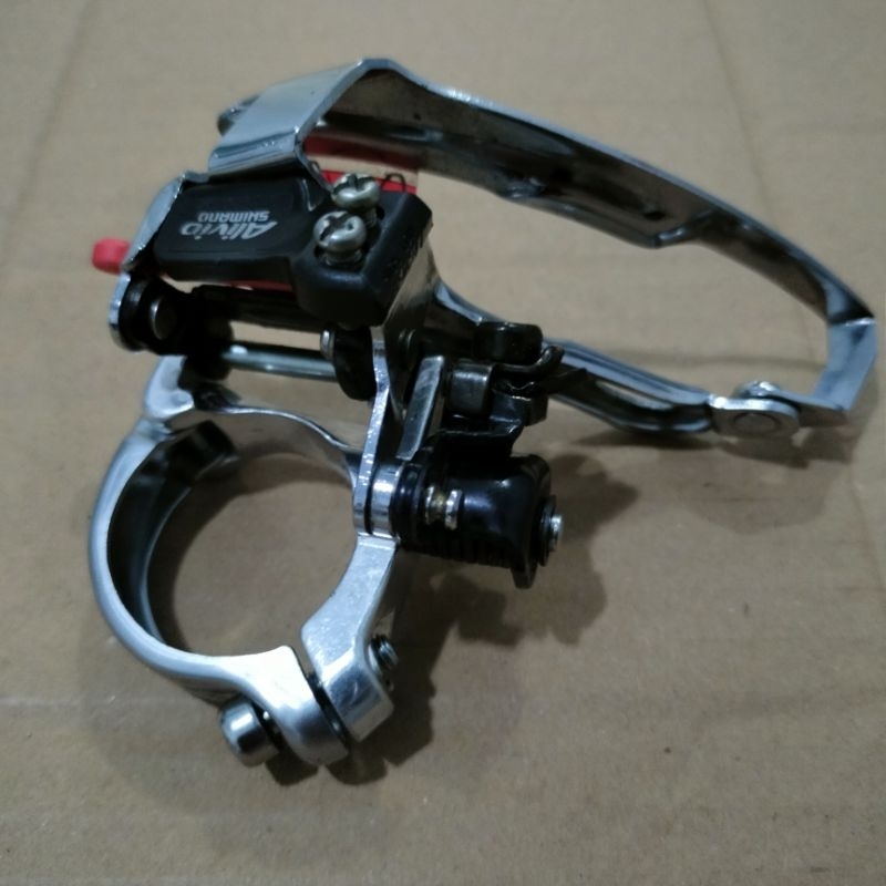 FD Shimano Alivio MC18 japan via 3×9 speed tarikan bawah