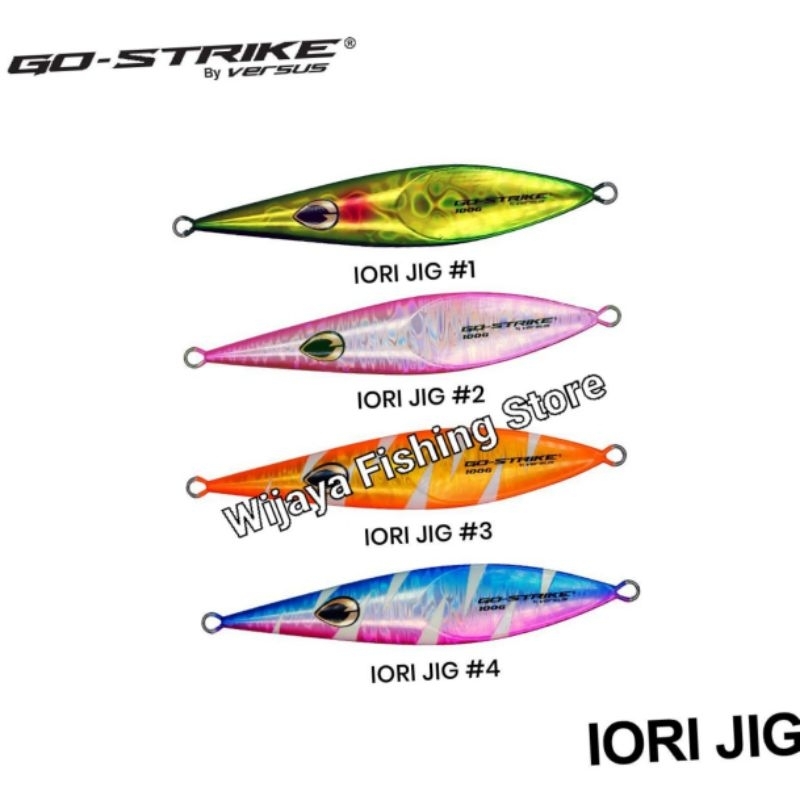 Umpan Pancing Metal Jig Go Strike Versus Iori 80 100 120 150 gram