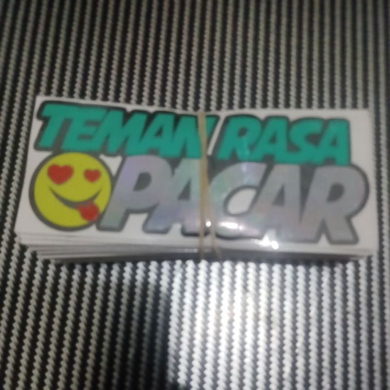 

sticker teman rasa pacar hologram