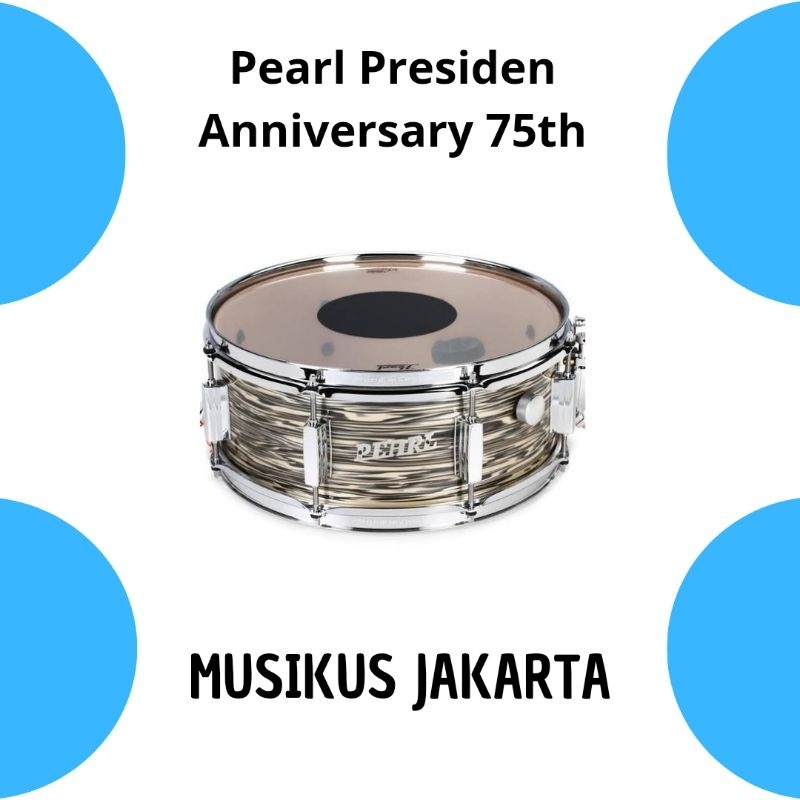 Snare Pearl Anniversary 75th / Snare Drum Pearl 14x5.5