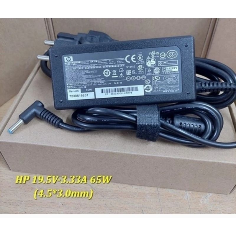 Adaptor Charger Laptop HP 14s-dk1524AU 14s-dq0508TU 14s-dq0508TU 14s-cf2517TU 14s-cf2518TI 65W