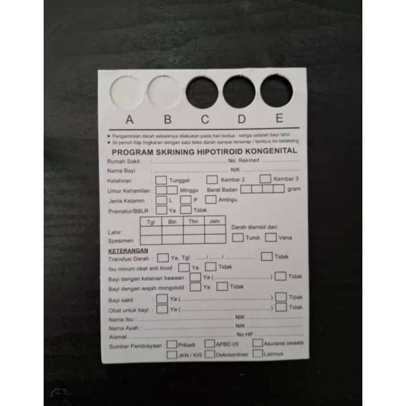 

Kertas SHK IVA Tes SHK Tes