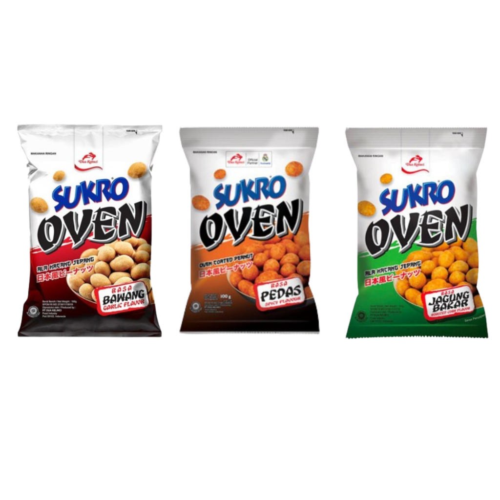 

Sukro Oven Bawang, Pedas, Jagung 100 gram