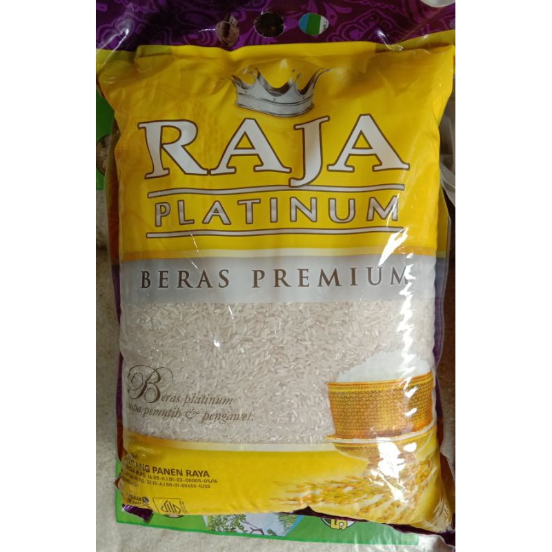 

Beras Raja platinum 5kg