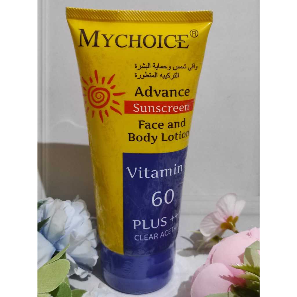 MYCHOICE ADVANCE SUNSCREEN FACE AND BODY LOTION SPF60 PLUS+++