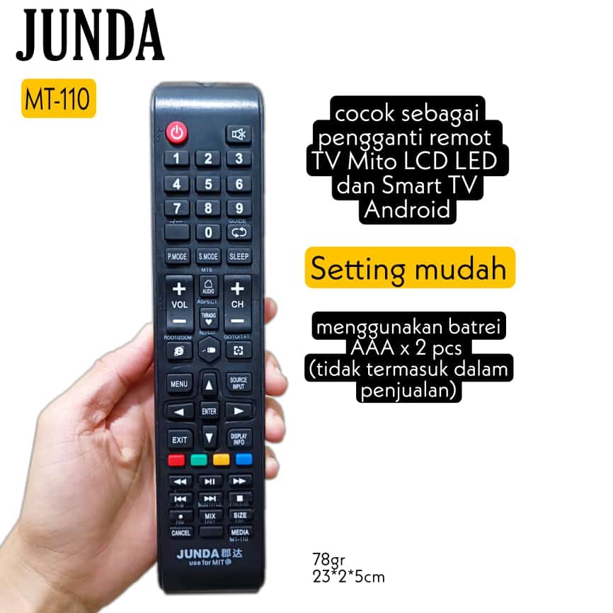 STAR REMOTE MULTI UNIVERSAL LED SMART TV MITO JUNDA MT 11