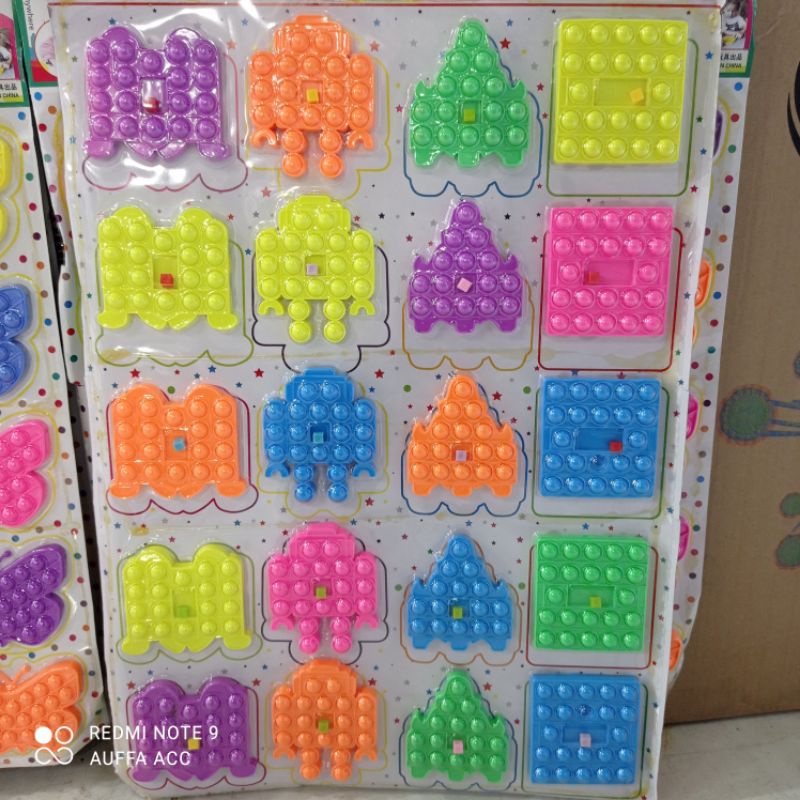 BURUAN ORDER GAN POP IT MINI 2 PCS MAINAN ANAK POP IT LEMBARAN