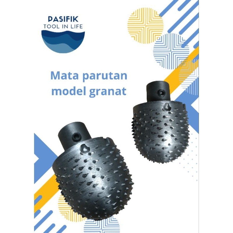 mata parutan model granat as 14mm mata parutan