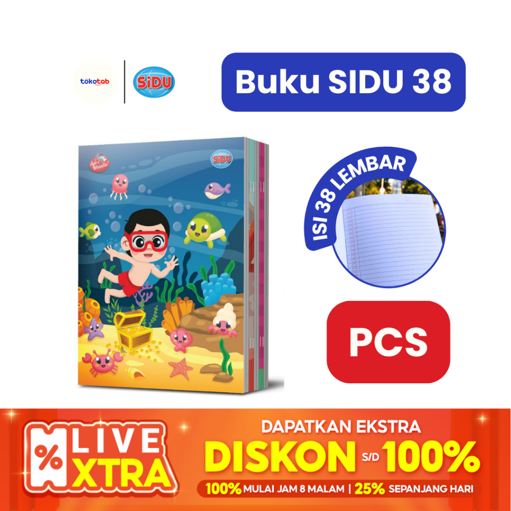 

Tokotab - SIDU Buku Tulis 38 Lembar