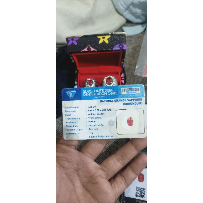 padparadscha sapphire Heated dan ruby Heat (be) songea