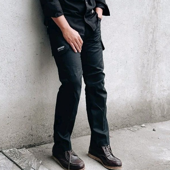 Top Now  Ircoofficial celana gunung cargo hitam panjang pria dan wanita ukuran jumbo  Celana panjang