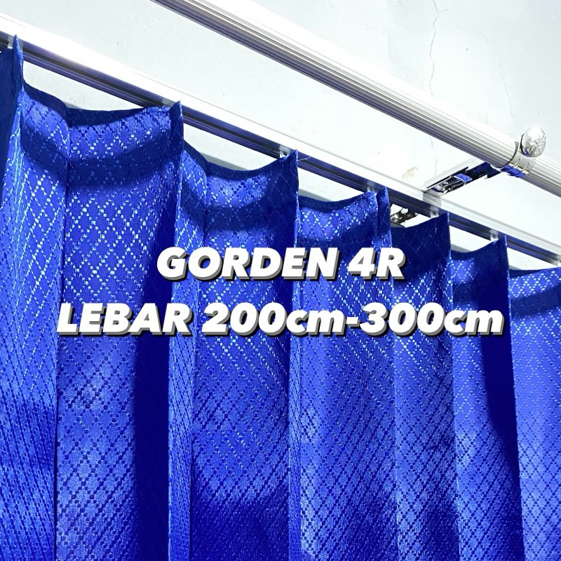 GORDEN SIDO POLOS PINTU DAN JENDELA MODEL PLISKET MOTIF LAMA LEBAR 200-300CM