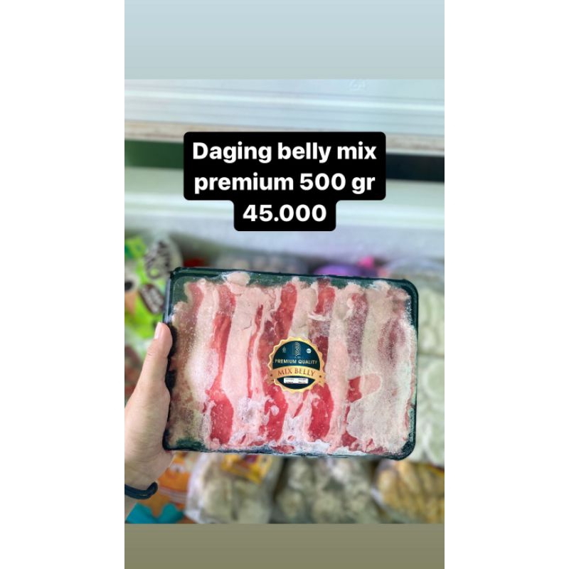 

daging slice micmix belly 500gr