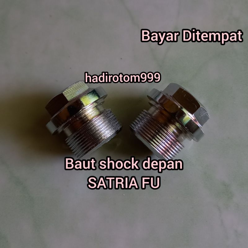 Baut shock depan satria FU murah 2pcs
