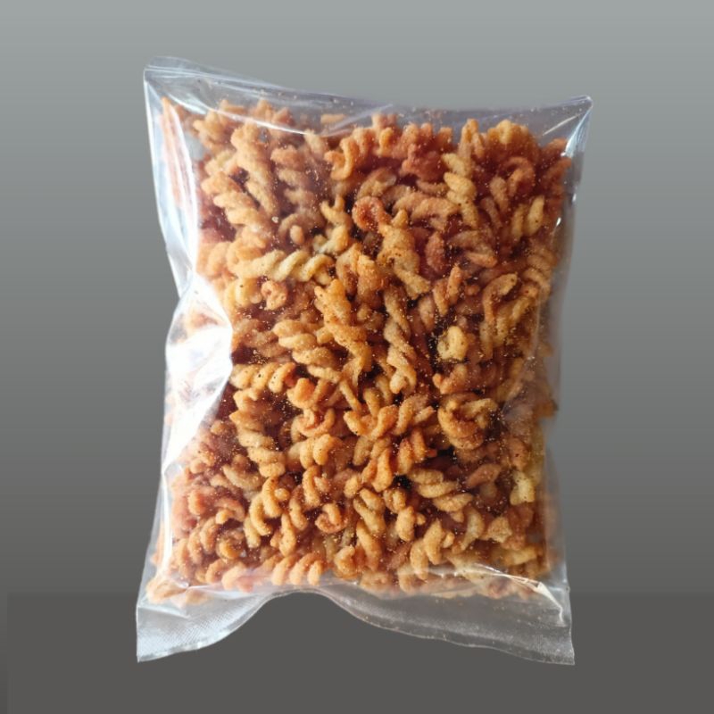 

Makaroni Ulir Pedas 180gr | Makaroni Ulir Pedas Renyah | Snack Ringan