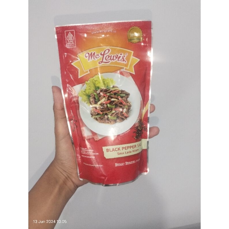 

Mc Lewis saus blackpepper 310gr