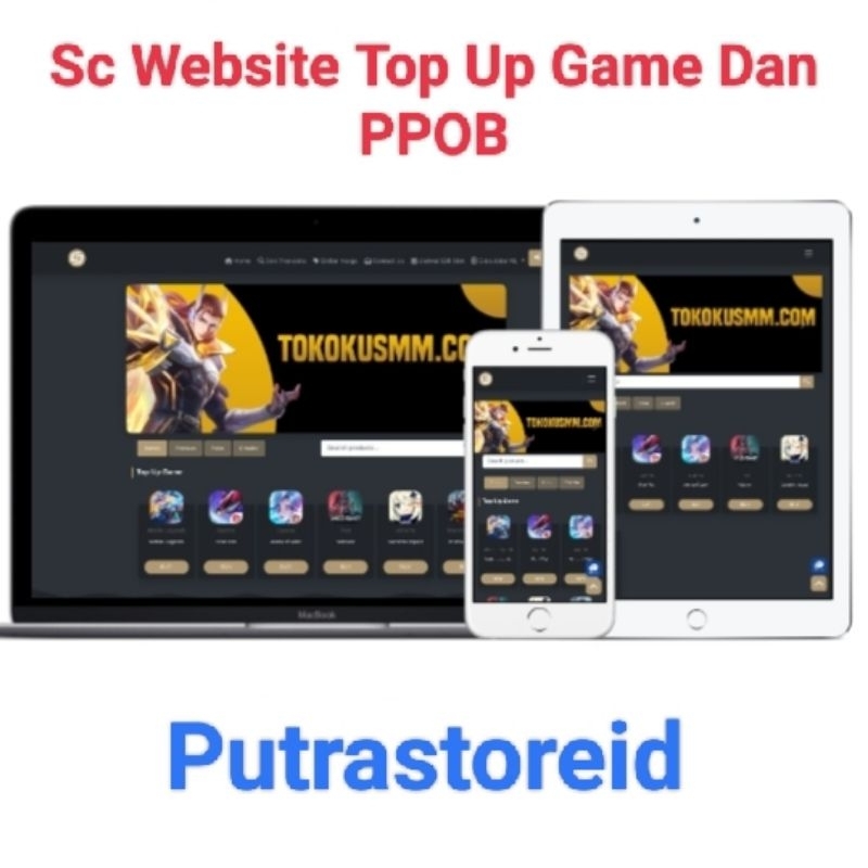 SOURCE CODE WEBSITE TOP UP GAME DAN PPOB OTOMATIS