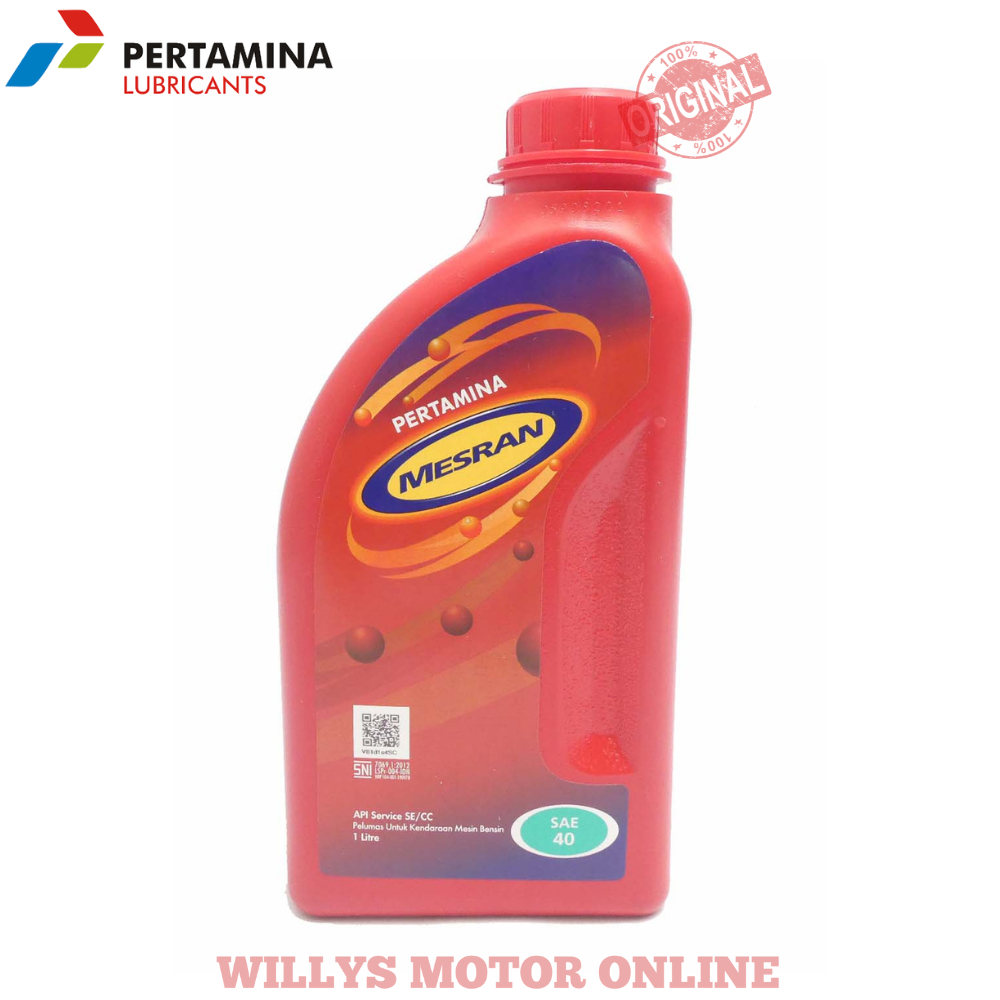 Oli Mesran SAE 40 1000ML / Oli Mesin Mesran SAE 40