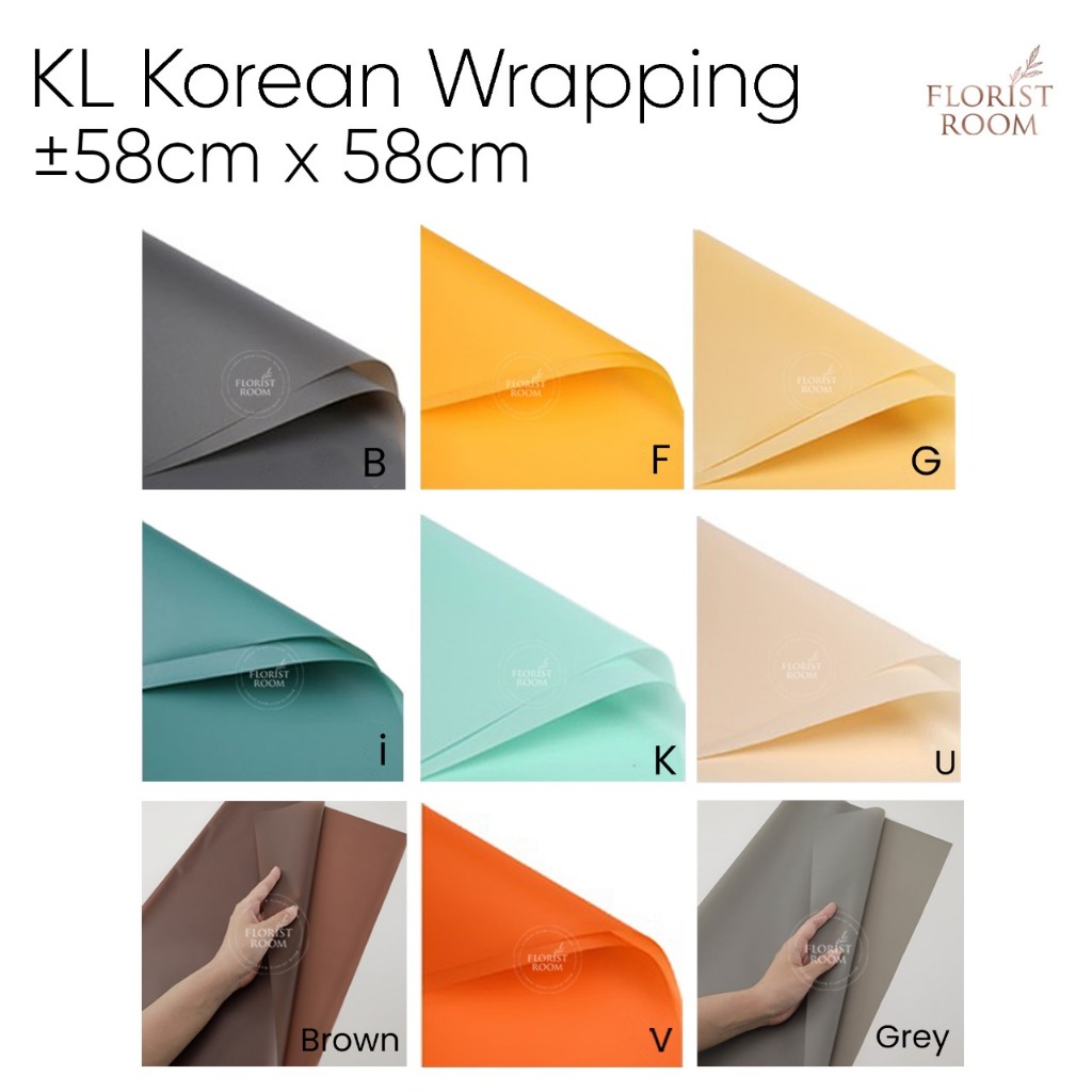 

KL Korean Wrapping 20 lembar - Kertas Bunga - Wrapping Cellophane