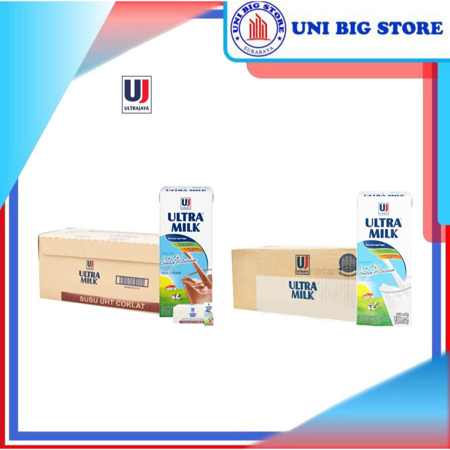 

Susu ULTRA MILK Low Fat High Calcium Milk 250ml x 24 pcs DUS