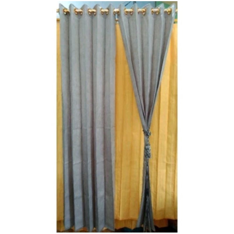 gorden jendela gorden SMOKRING/gorden minimalis/gorden nuvo embos motif bunga tulip