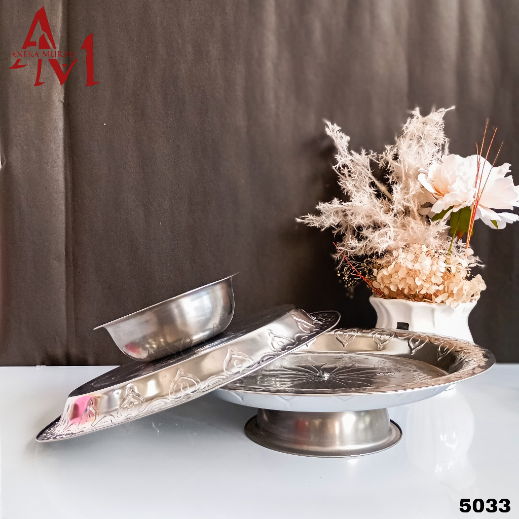 ALAS BOSARA STAINLESS 30 CM KHAS BUGIS MAKASSAR ( 5033 ) & ALAS BOSARA 34CM