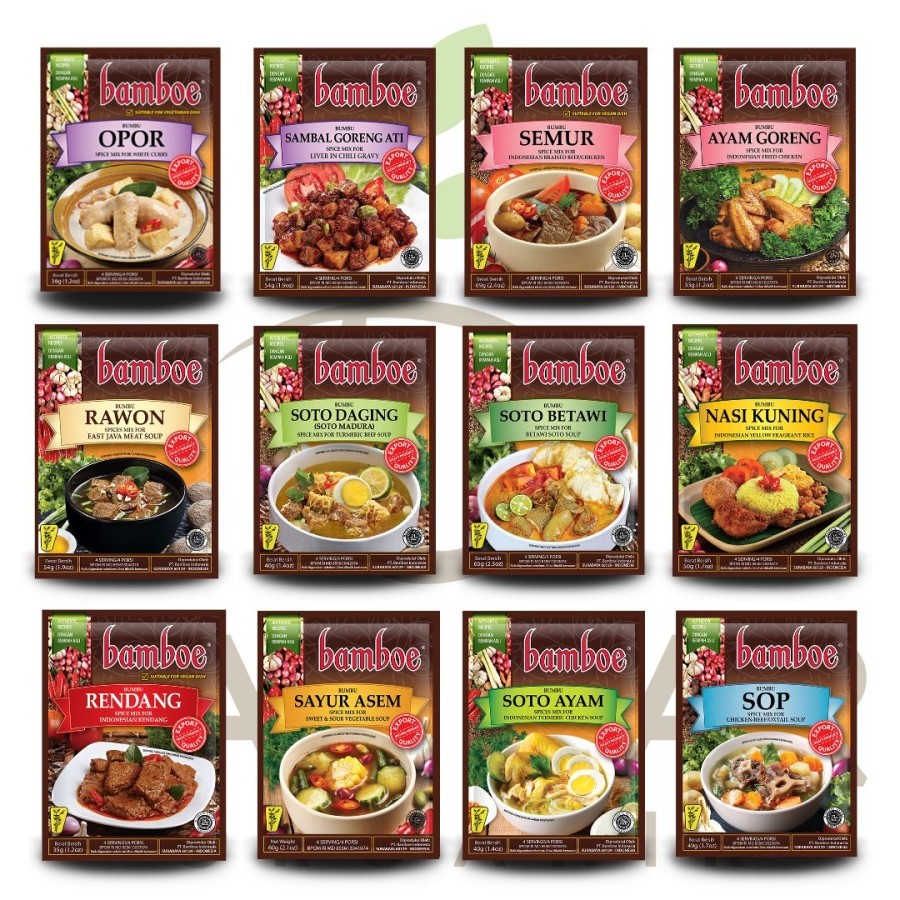 

Bamboe - Bumbu Instant Alami / Bumbu Masakan Indonesia / Bumbu Praktis Tanpa Pengawet - Ayam Goreng