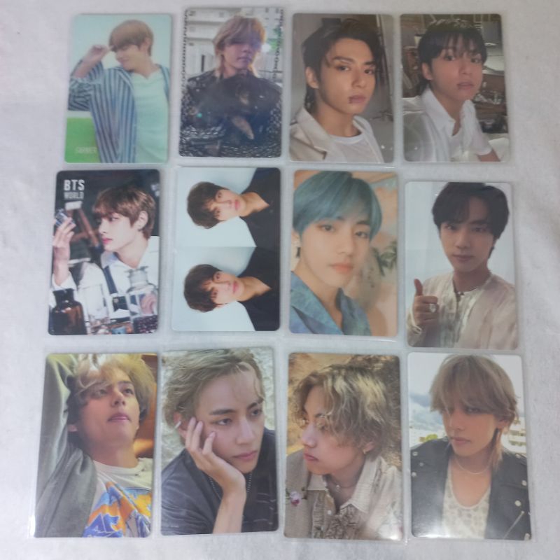 READY INA BTS Taehyung V Seokjin Jin Jungkook JK photocard layover golden btsw pc