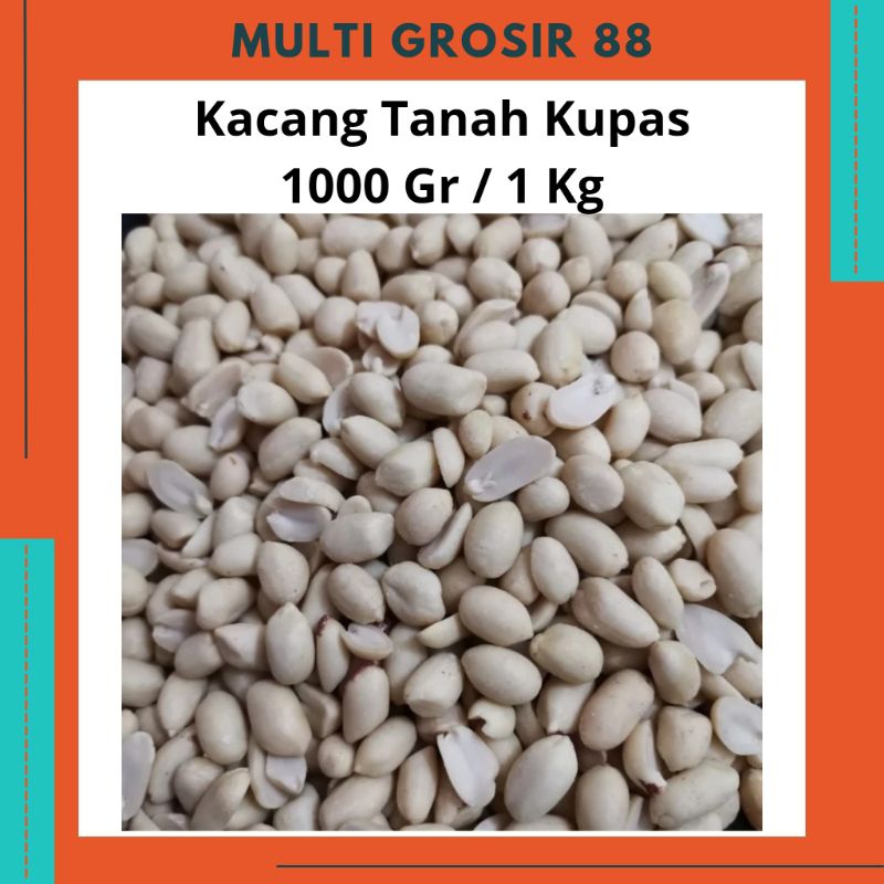 

MG88 Kacang Tanah Kupas Mentah 1000 Gr 1 Kg