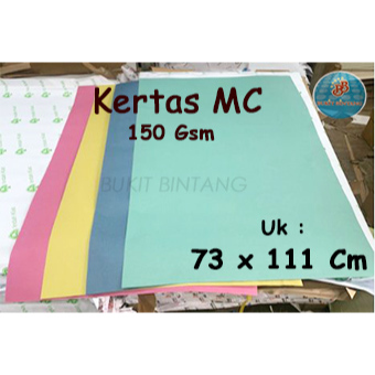 

Kertas Mc / Kertas HVO 150 Gsm Ukuran 79 x 109 Cm Merk Papyrus ( Mc Merah / Mc Hijau / Mc Kuning / Mc Biru )