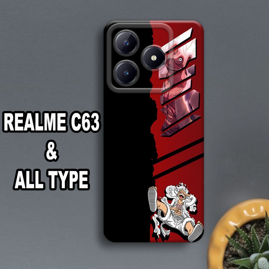 (CFS17)Softcase procamera REALME C63 terbaru 2024   - Case karet lentur Realme c63 terbaru