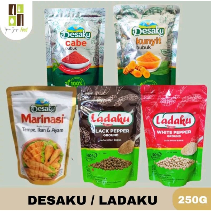 

Ladaku/Desaku Ladaku Lada Putih Bubuk /Desaku Ketumbar Bubuk,Marinasi 250gr