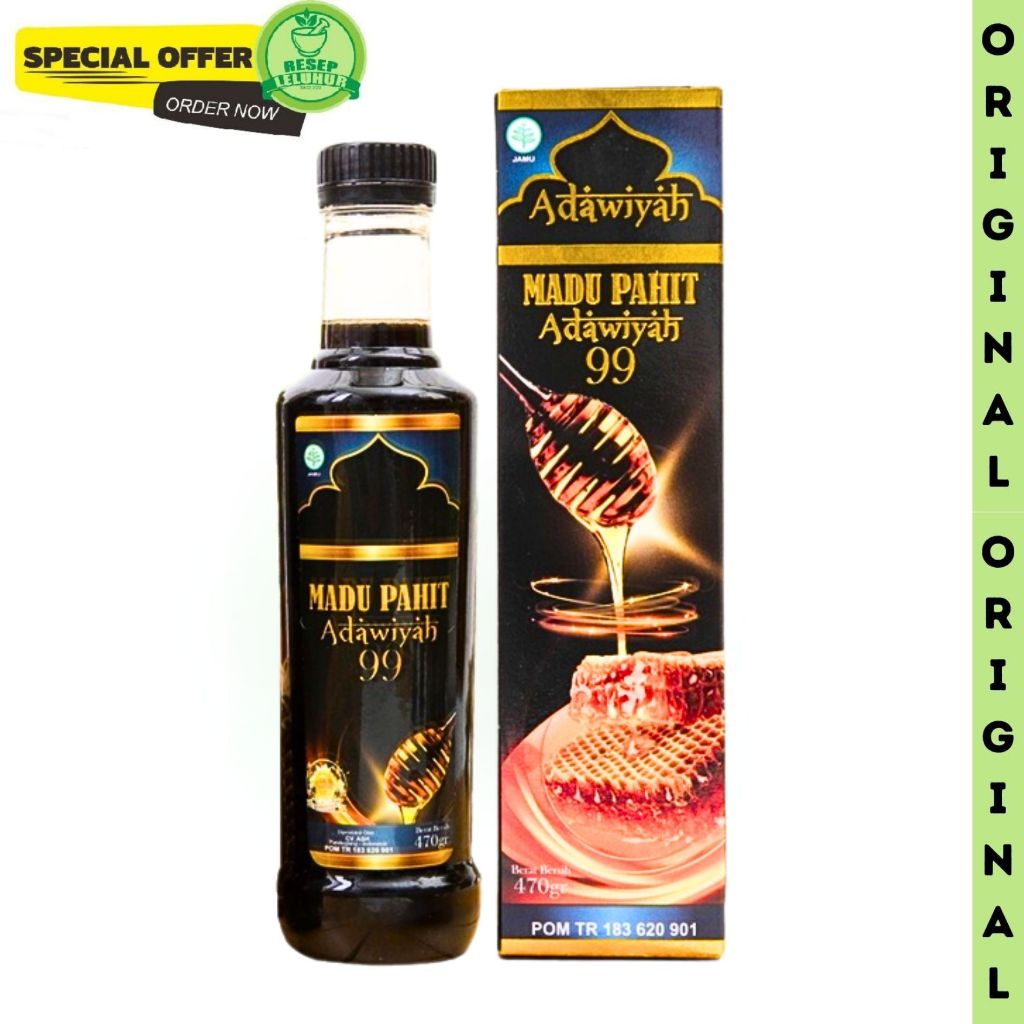 

Madu Hitam Pahit Adawiyah 99 Obat Lambung Dan Diabetes Bpom