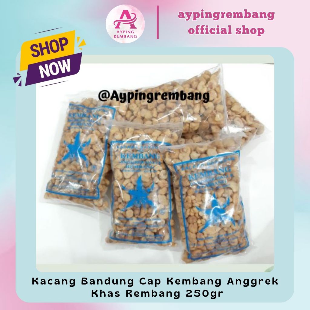 

Kacang Bandung Cap Kembang Anggrek Halli Khas Rembang (250 gr)