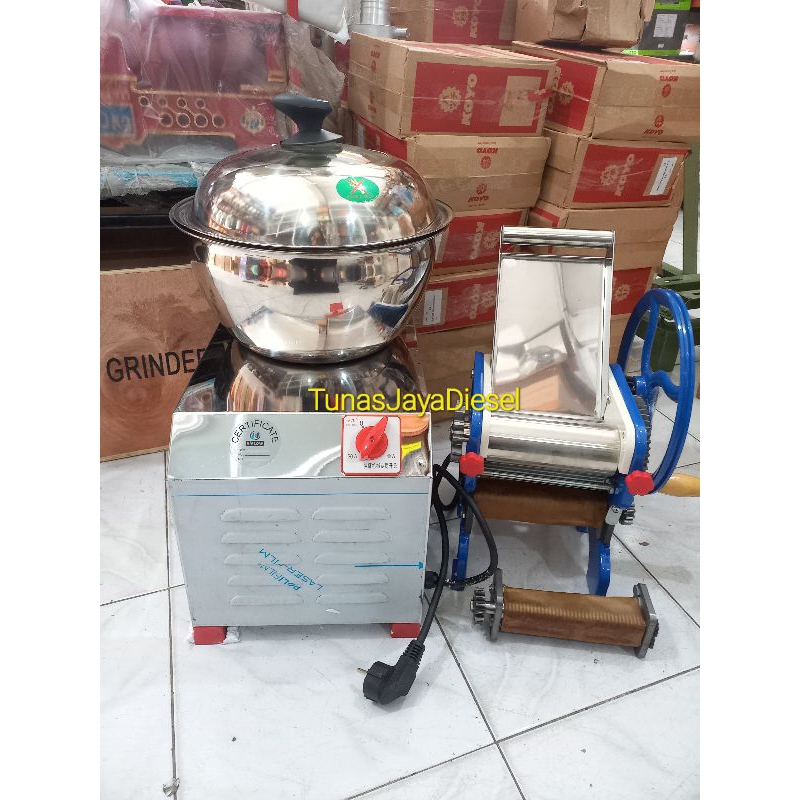 Paket Hemat Mixer Pengaduk Adonan 8Kg - Giling Mie Listrik || Mixer 5Kg