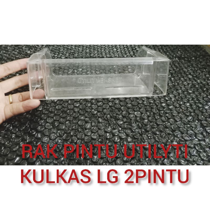 RAK PINTU UTILITY KULKAS LG 2PINTU.SERI GN-V-212/222 SECOND ORIGINAL