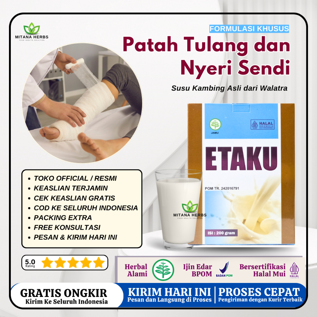 Susu Kalsium Untuk Tulang, Obat Patah Tulang Retak, Obat Patah Tulang Tangan, Obat Patah Tulang Kaki