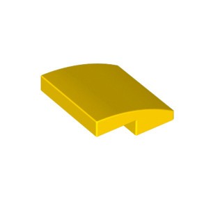 Lego Yellow Part 15068 Slope, Curved 2 x 2
