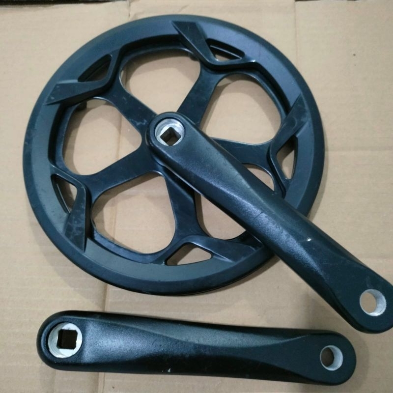Crank Prowheel 52t crank sepeda lipat minitrek crank single BB kotak