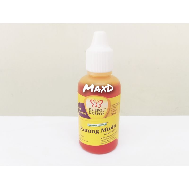 

Koepoe Koepoe Pewarna Makanan Warna Kuning Muda 30ml 1Pcs