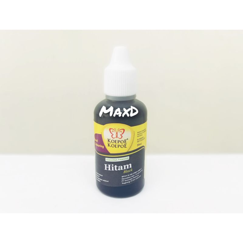 

Koepoe Koepoe Pewarna Makanan Warna Hitam 30 ml 1 Pcs