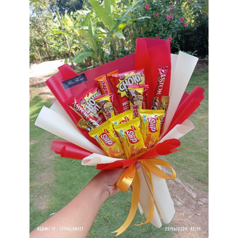 

Buket jajan mix isian campur bisa request