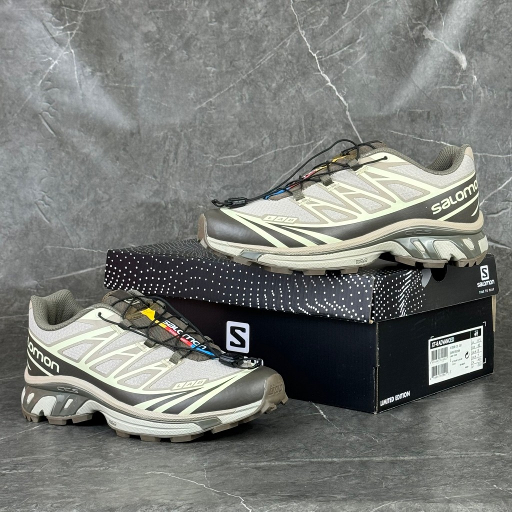 Sepatu Salomon XT-6 Vintage Khaki BNIB