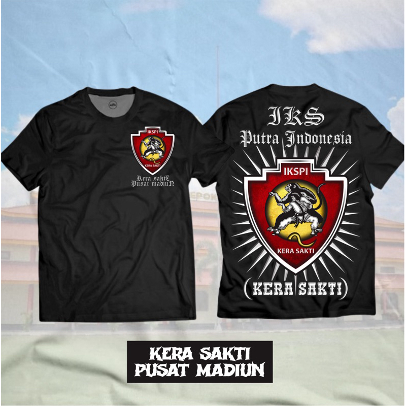 Kaos IKSPI IKS Putra Indonesi Kera Sakti Pusat Madiun Desain Terbaru Sablon Premium