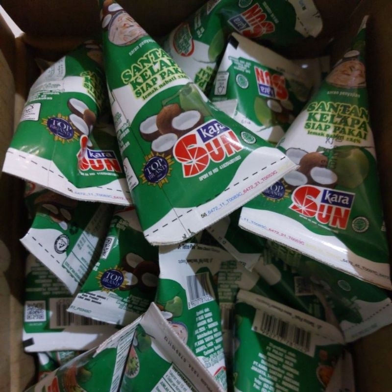 

Sun Kara Santan Kelapa siap pakai 65 ml